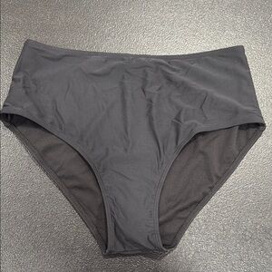 Old Navy Women's Charcoal Swim Panties